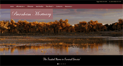 Desktop Screenshot of burnhammortuary.com